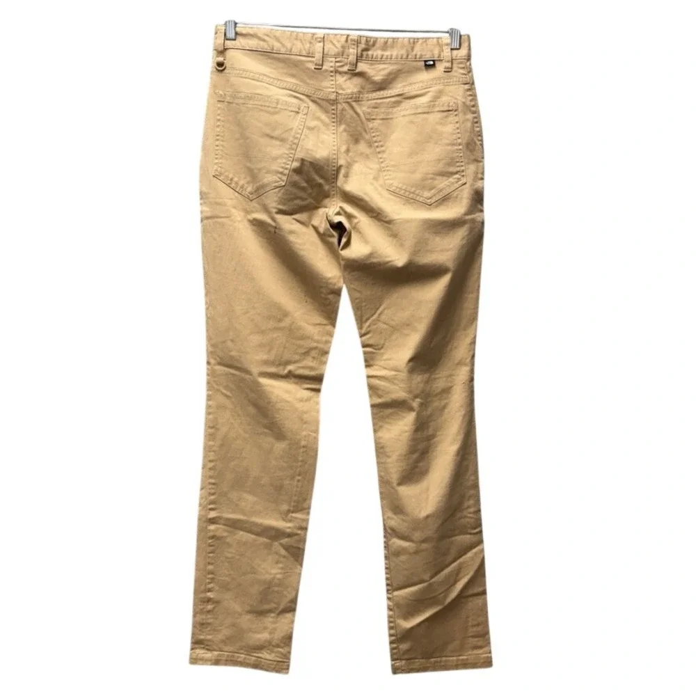 The North Face Mens Chino Pants Tan Khaki Stretch Straight Leg 32 Long